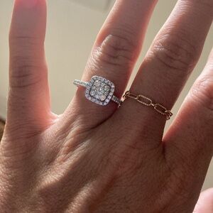 14k gold diamond ring